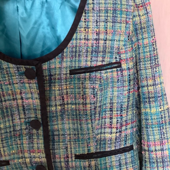 3/20$⭐️ Colourful tweed Mario Serrani blazer - Picture 13 of 14